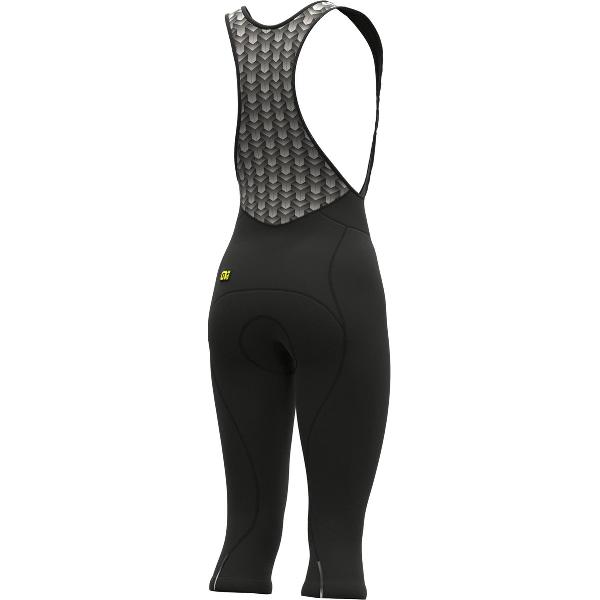 Ale Dames Lange Fietsbroek Bibknicker Solid Essential - Zwart - S