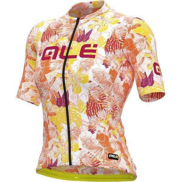 Ale Dames Fietsshirt Korte Mouwen PRR Amazzonia - Roos - XXL - Valt klein