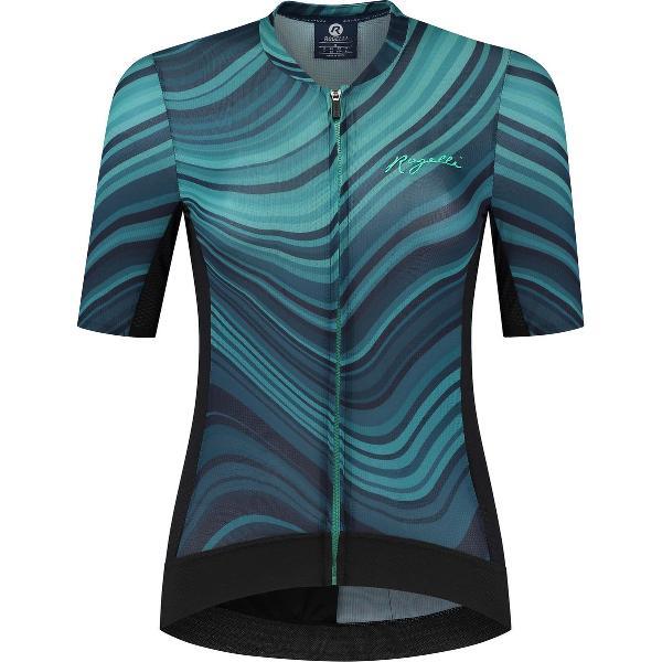 Rogelli Lynn Fietsshirt - Korte Mouwen - Dames - Blauw - Maat XL