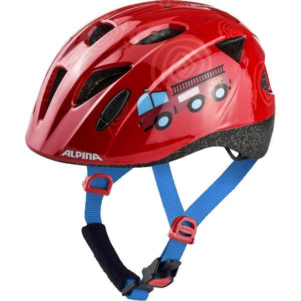 Alpina Ximo Fietshelm Kinderen, rood/bont Hoofdomtrek 45-49cm