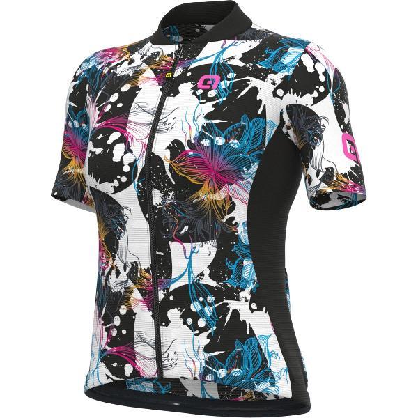 Ale Dames Fietsshirt Korte Mouwen Solid Chios - Wit - XXL - Valt klein