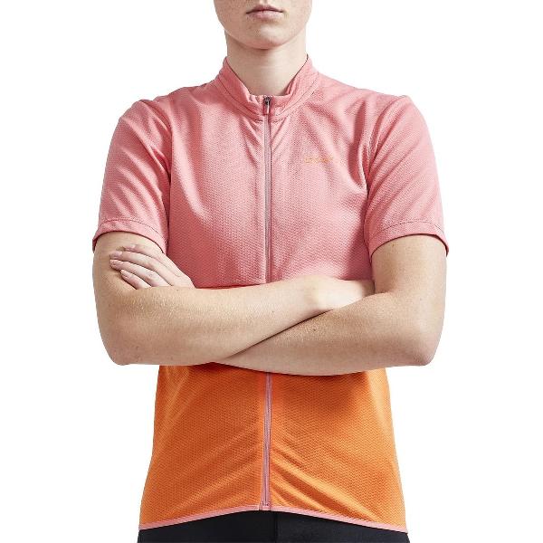 Craft Craft Core Fietsshirt - Maat L - Vrouwen - roze/oranje