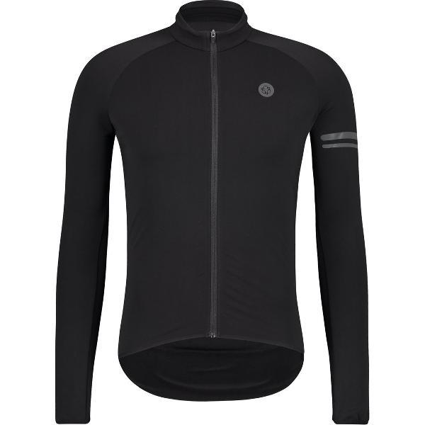 AGU Thermo Fietsshirt Lange Mouwen Essential Heren - Zwart - M