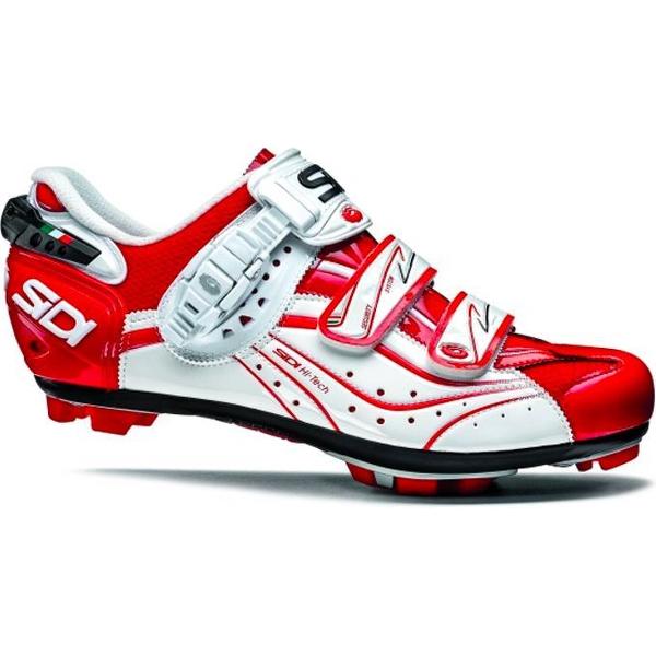 Sidi Scarpe Eagle 6 - Mountainbikeschoenen - SRS Carbon Zool - Rood Wit - Maat 46