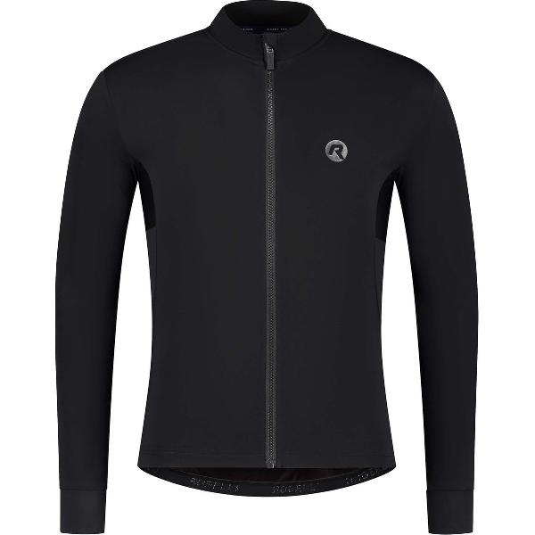 Rogelli Distance Fietsshirt - Lange Mouwen - Heren - Zwart - Maat 2XL