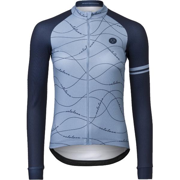 AGU Velo Wave Fietsshirt Lange Mouwen Essential Dames - Cloud - L