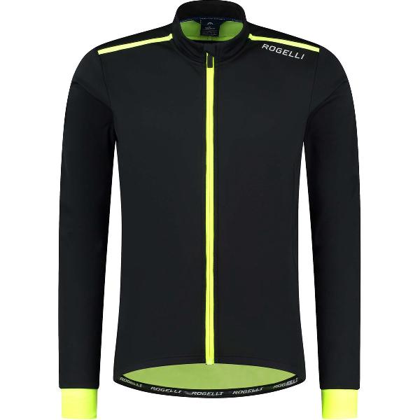 Rogelli Core Fietsjack Winter - Heren - Zwart, Fluor - Maat 2XL