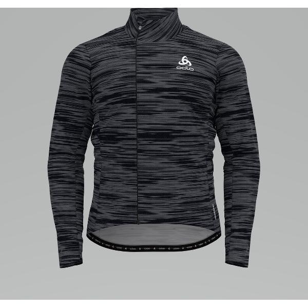 Odlo Mid layer full zip Zeroweight Ceramiwarm Fietsjack - Mannen - Maat S