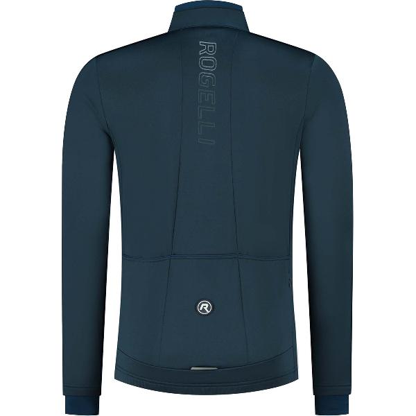 Rogelli Essential Fietsshirt - Lange Mouwen - Heren - Blauw - Maat 2XL