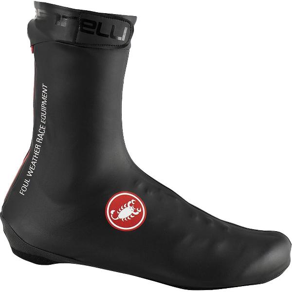 Castelli Fietsoverschoenen Heren Zwart / CA Pioggia 3 Shoecover Black - L