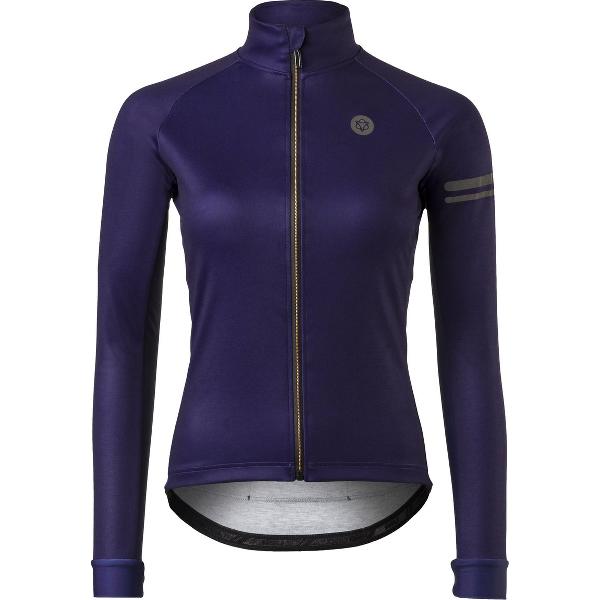 AGU Solid Thermo Fietsjack II Trend Dames - Paars - XXL - Winddicht - Waterafstotend - Softshell materiaal