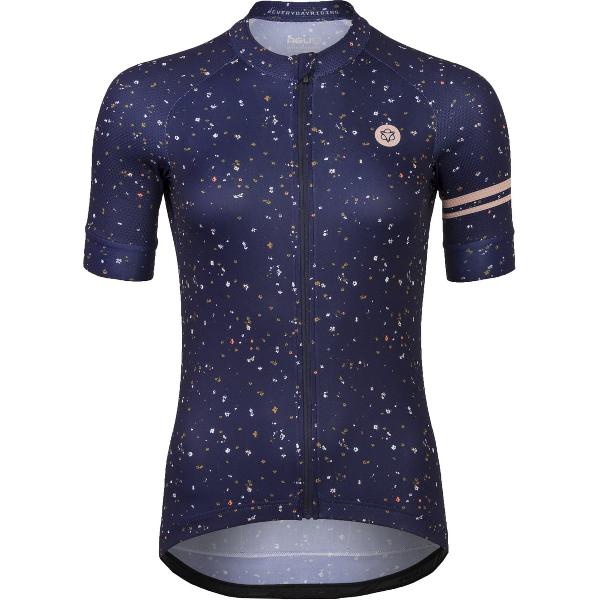 AGU Mini Flower Fietsshirt Trend Dames - Blauw - L