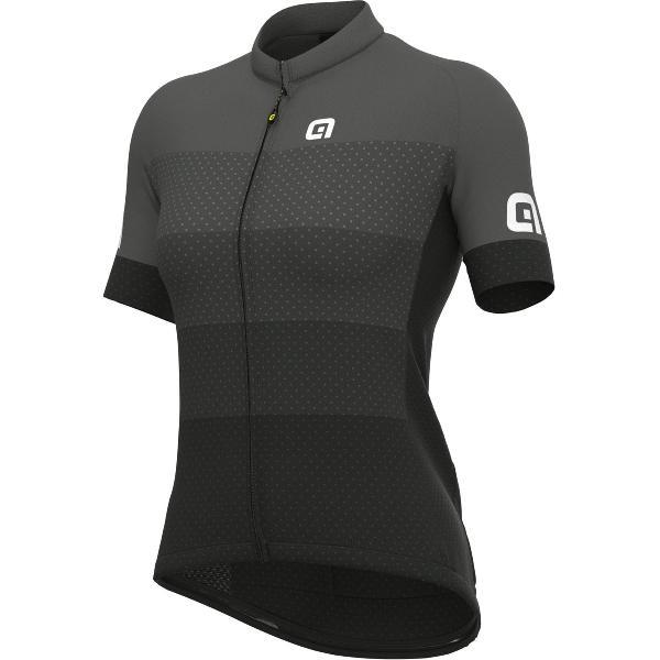 Ale Dames Fietsshirt Korte Mouwen Solid Level - Grijs - XXL - Valt klein