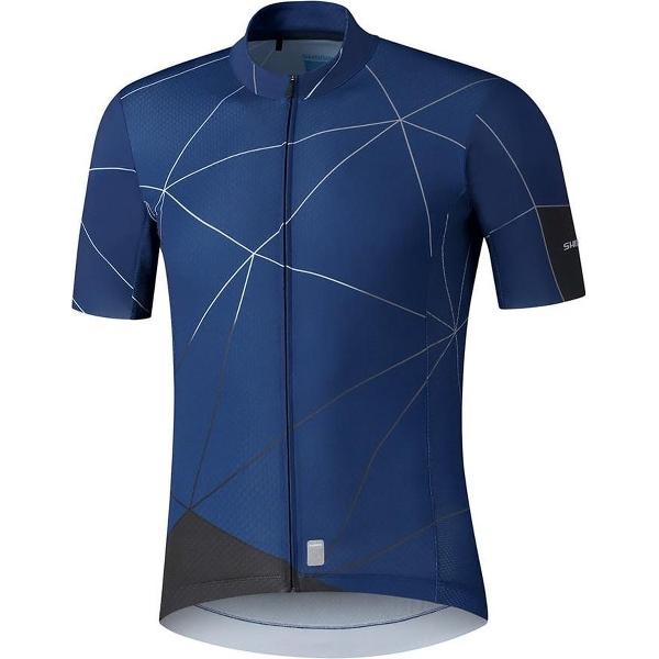 Shimano Fietsshirt Breakaway Navy - Heren - Blauw - Maat L