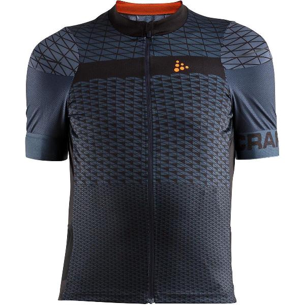 Craft fietsshirt korte mouwen heren Grijs / ROUTE JERSEY M - S