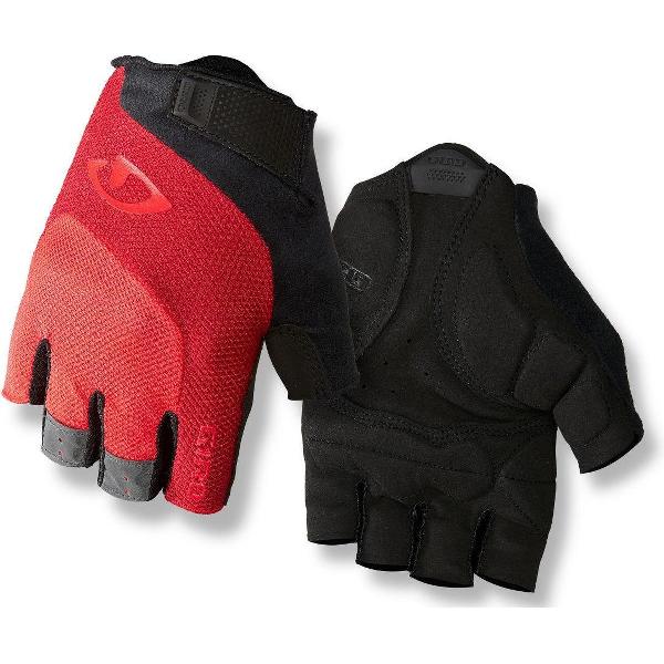 Giro Bravo Gel Handschoenen, rood/zwart Handschoenmaat L