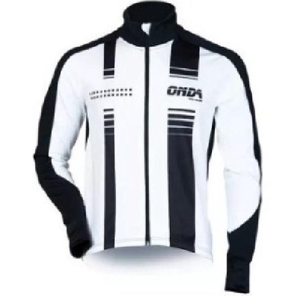 ONDA FIETSJACK WINDDICHT HEREN ZWART WIT - PRO MINHO - 3XL