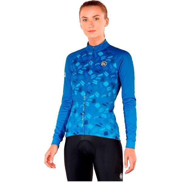 Bicycle Line Grafite Jersey Met Lange Mouwen Blauw S Vrouw