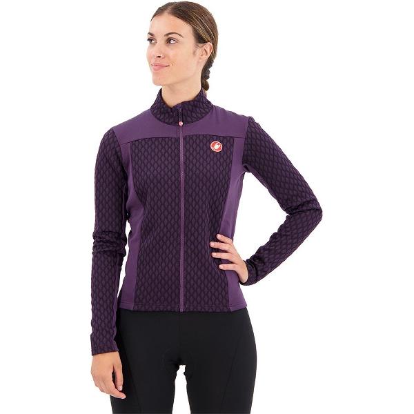 Castelli Sfida 2 Fz Jersey Met Lange Mouwen Paars M Vrouw