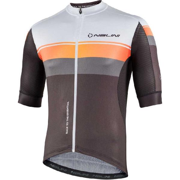 Nalini New Speed Korte Mouwen Fietsshirt Grijs S Man