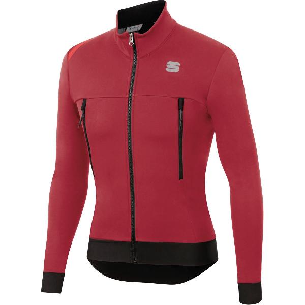 Sportful Fietsjack Heren Rood - FIANDRE WARM JACKET RED RUMBA - XL