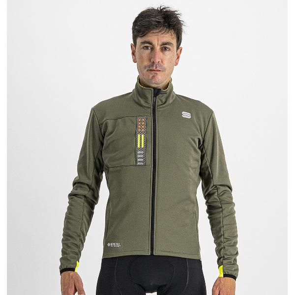 Sportful Fietsjack winter heren Groen - SUPER JACKET BEETLE - XL