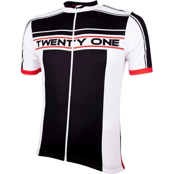 Wielershirt 21 Virages Twenty One zwart rood L