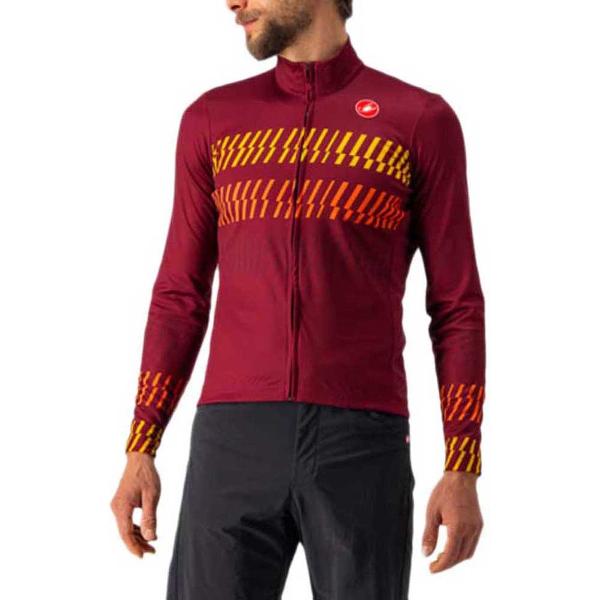 Castelli Unlimited Thermal Lange Mouwen Fietsshirt Rood S Man