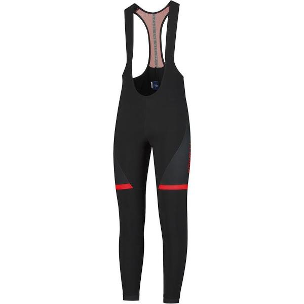 Rogelli Fuse Lange Fietsbroek - Heren - Zwart, Rood - Maat M