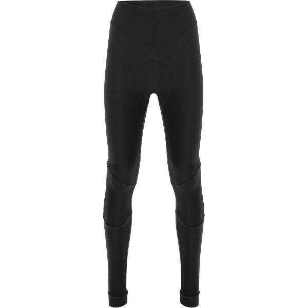 Santini Fietsbroek kort zonder bretels Zwart Dames - Alba Winter Thermofleece Tights For Women Black - XL