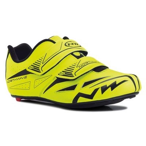 NORTHWAVE Jet Evo Race Fietsschoen Yellow Fluo