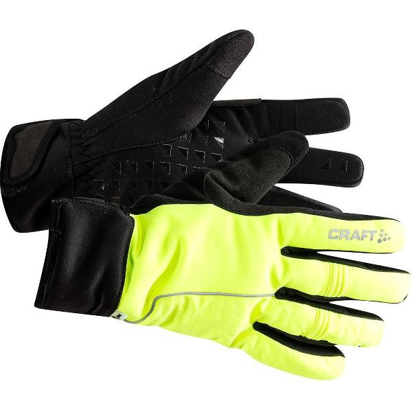 Craft Fietshandschoenen Winter Unisex Fluo Zwart / SIBERIAN 2.0 GLOVE FLUMINO/BLACK - M