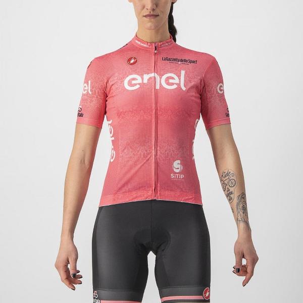 Castelli Giro d Italia Fietsshirt korte mouwen Dames Roze - Giro COMPETIZIONE W JERSEY ROSA GIRO - M