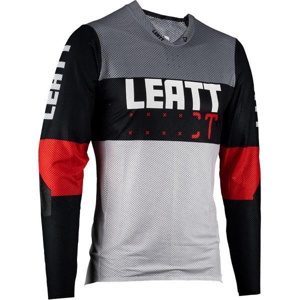 Leatt Gravity 4.0 Enduro-shirt Met Lange Mouwen Zwart,Grijs M Man