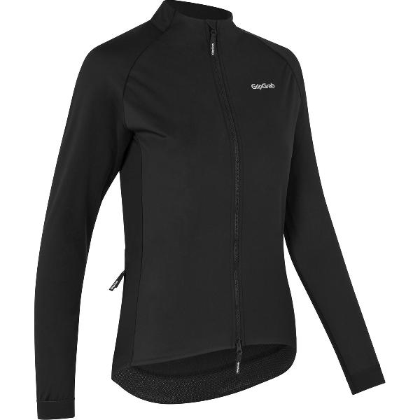 GripGrab - ThermaShell Winter Fietsjack voor Dames Winddichte Wielrennen Winterjack Thermo Softshell Jacket - Zwart - Vrouwen - Maat M