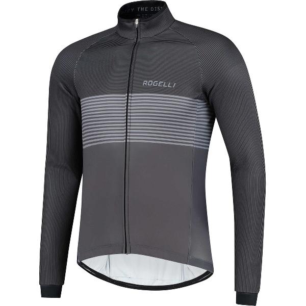 Rogelli Boost Winterjack - Heren Fietsjack - Winterjack - Grijs/Zwart - Maat M