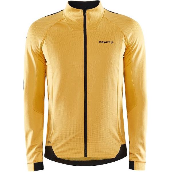 Craft Fietsjack Winter Heren Geel - ADV BIKE SUBZ JACKET M AMBER-L