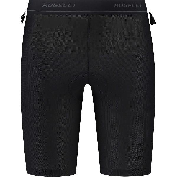 Rogelli MTB Inner Short MTB-Ondershort Met Zeem - Heren - Zwart - Maat 2XL