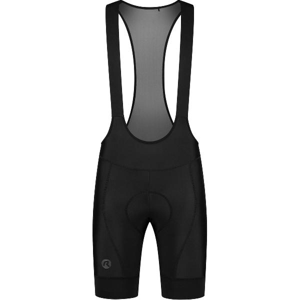 Rogelli Essential Korte Fietsbroek - Met Bretels - Heren - Zwart - Maat 3XL