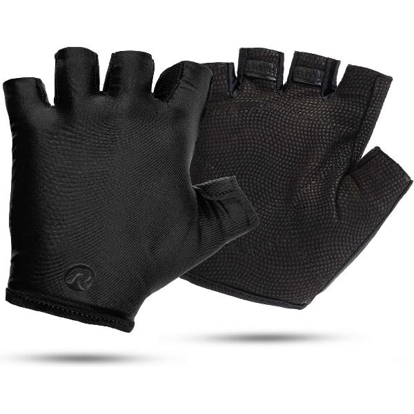 Rogelli Solid Fietshandschoenen - Heren - Zwart - Maat 2XL