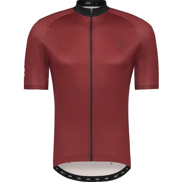 BBB Cycling ConvertFit ECO Fietsshirt Heren - Korte Mouwen - Duurzaam Wielershirt - Fietskleding Heren - Rood - Maat XL - BBW-410