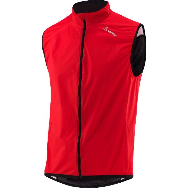 Löffler WPM Pocket Fietsvest Heren, rood