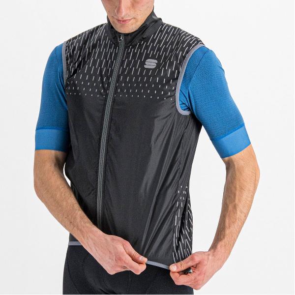 Sportful REFLEX VEST Black - Mannen - maat XS