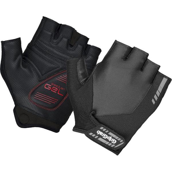 GripGrab - ProGel Padded Korte Vinger Zomer Fietshandschoenen - Zwart - Unisex - Maat XS