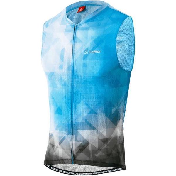 Löffler Sporttop Fz Aero Heren Polyester Blauw Maat 46