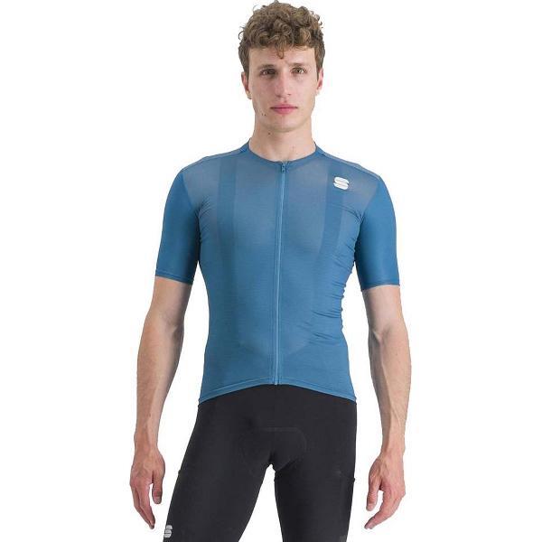 Sportful Outlet Supergiara Jersey Met Korte Mouwen Blauw S Man