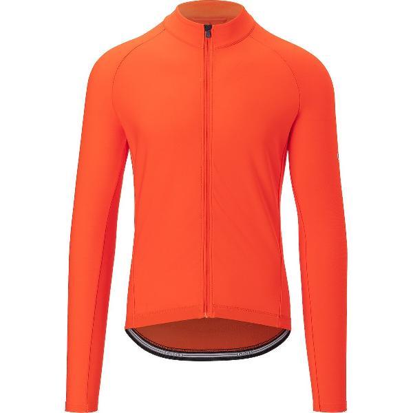 Giro Chrono Longsleeve Thermische Jersey Heren, oranje Maat S