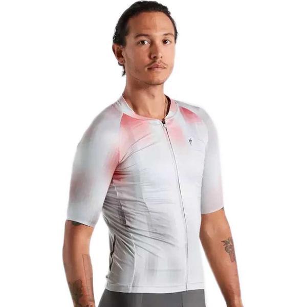 Specialized Outlet Sl Air Distortion Korte Mouwen Fietsshirt Wit M Man