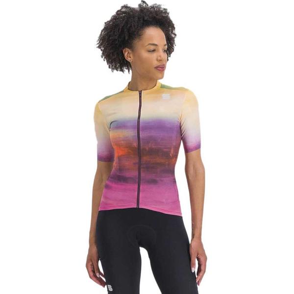 Sportful Flow Supergiara Jersey Met Korte Mouwen Roze S Vrouw