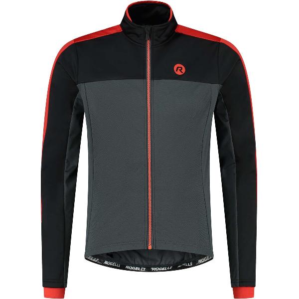 Rogelli Freeze Winterjack - Grijs/Rood - Maat L